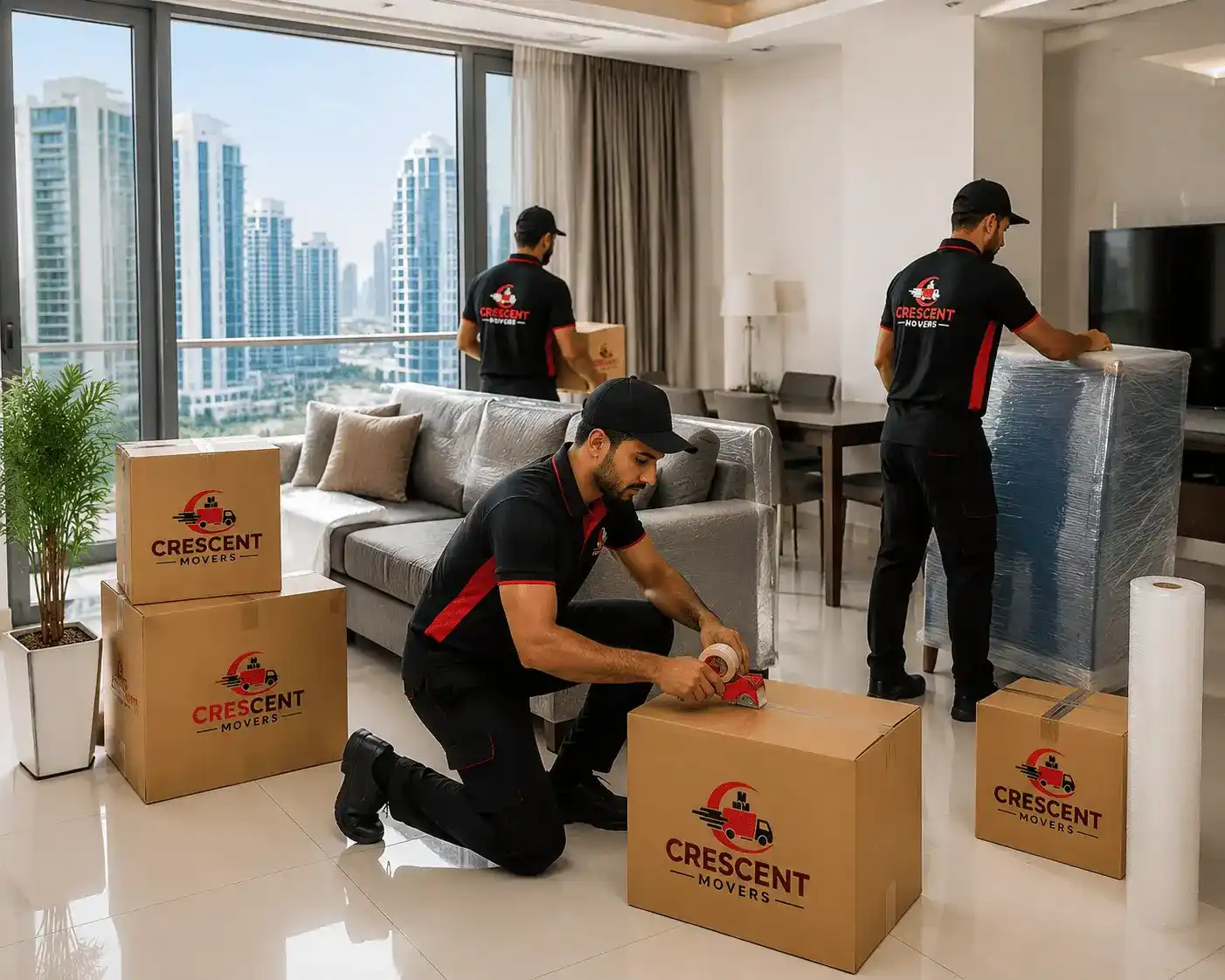 Apartment and Flat Movers in Abu Dhabi planning safe residential relocation