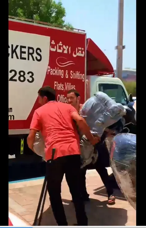 Professional furniture moving process in Abu Dhabi