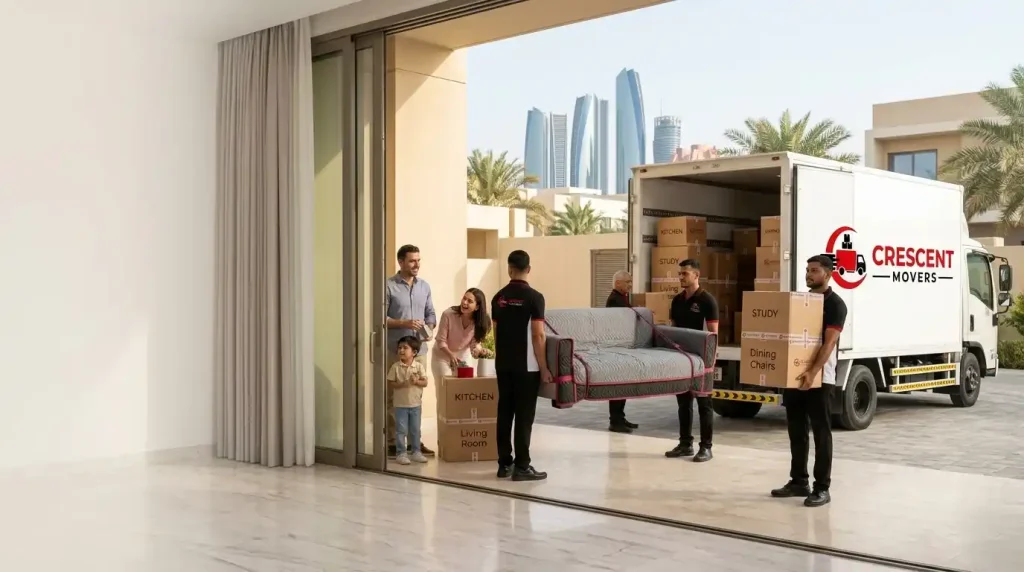 House moving checklist for family relocation in Abu Dhabi