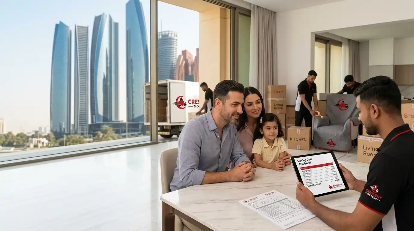 Moving cost guide and relocation budget planning in Abu Dhabi