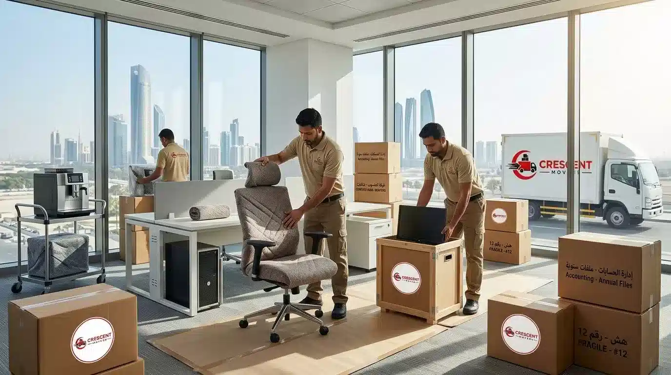Office relocation checklist and professional movers in Abu Dhabi