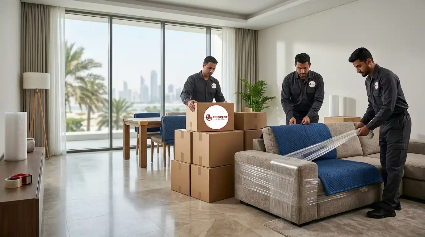 Professional furniture protection during moving in Abu Dhabi